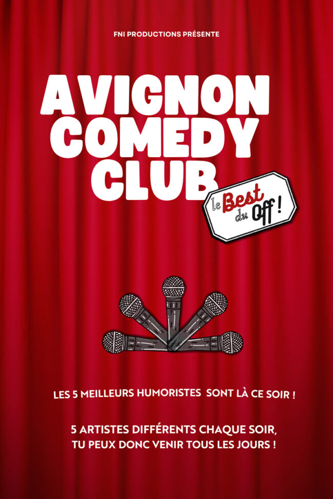 Affiche Avignon Comedy Club