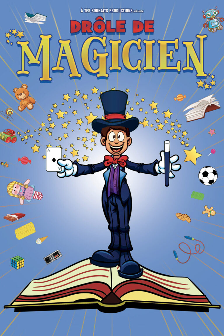 Affiche Drole de magicien